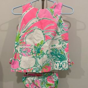 Lilly Pulitzer Baby Shift with Bloomers Size 6-12 months
